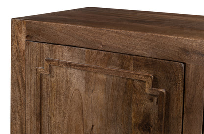 Benedict Brown Wood Sideboard Credenza