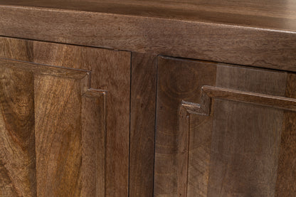 Benedict Brown Wood Sideboard Credenza