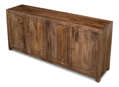 Benedict Brown Wood Sideboard Credenza