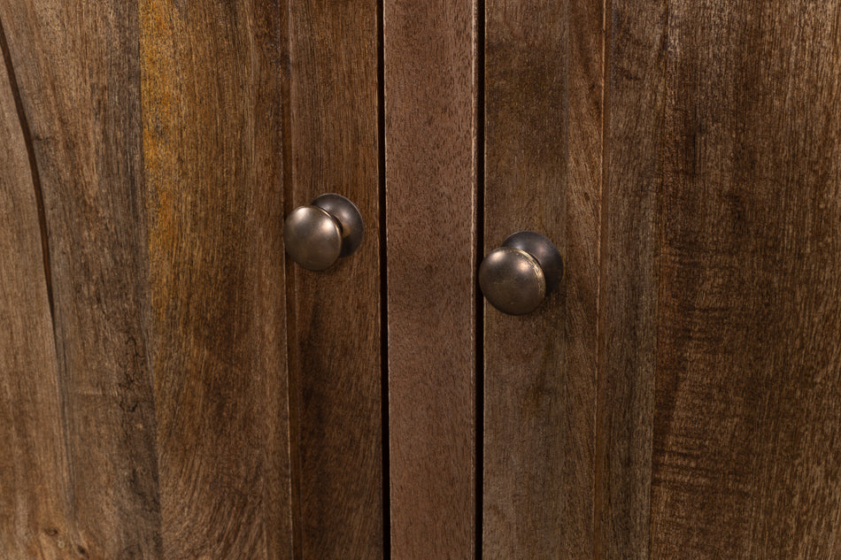 Benedict Brown Wood Sideboard Credenza