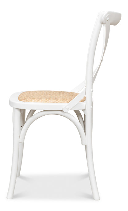Tuileries Side Chair, White