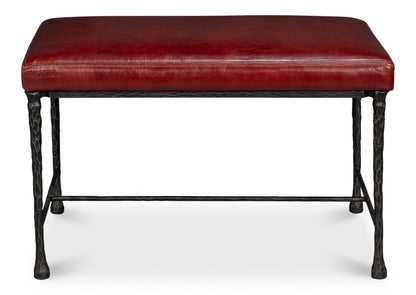 KINGS ROAD BENCH, LEATHER
