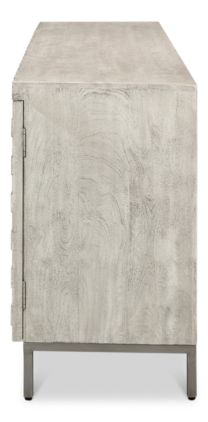 CUBIST FOUR DOOR SIDEBOARD