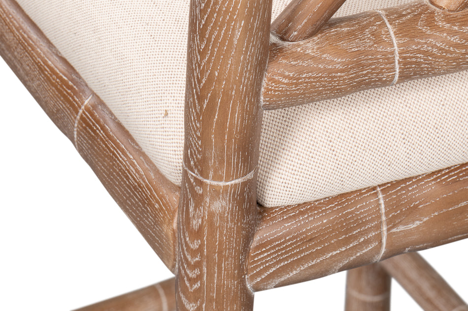 Brighton Counter Stool White Wash