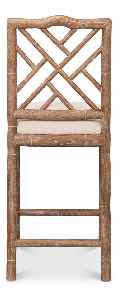 Brighton Counter Stool White Wash
