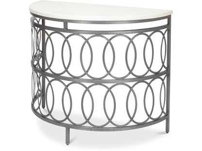 OLYMPIA DEMILUNE TABLE