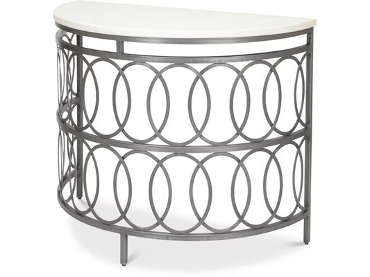 OLYMPIA DEMILUNE TABLE