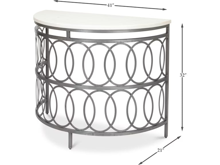 OLYMPIA DEMILUNE TABLE