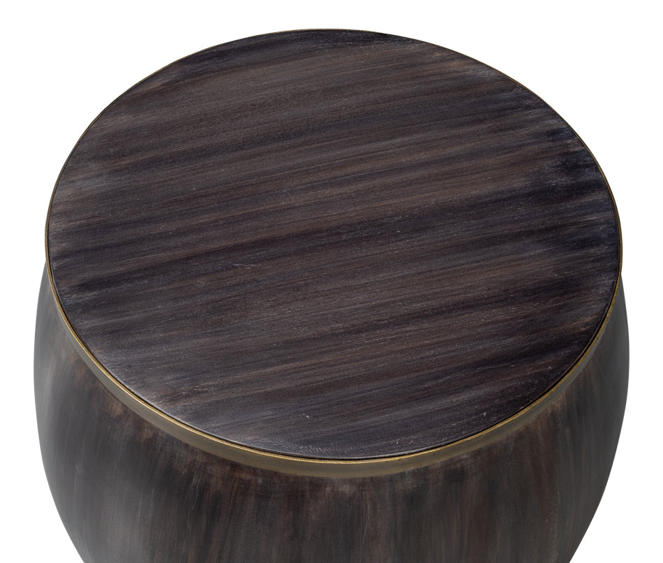 DETAILS SIDE TABLE, ACACIA WOOD