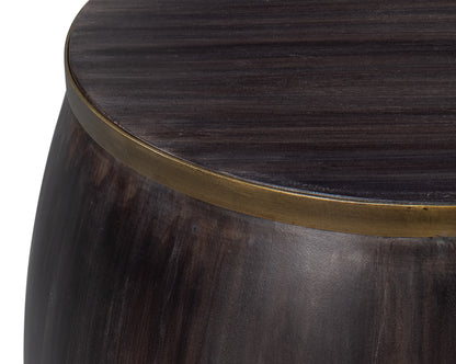 DETAILS SIDE TABLE, ACACIA WOOD