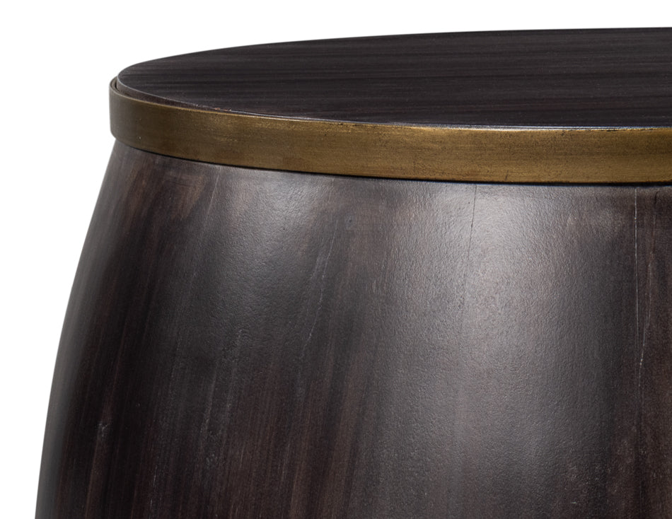 DETAILS SIDE TABLE, ACACIA WOOD