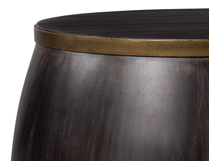 DETAILS SIDE TABLE, ACACIA WOOD