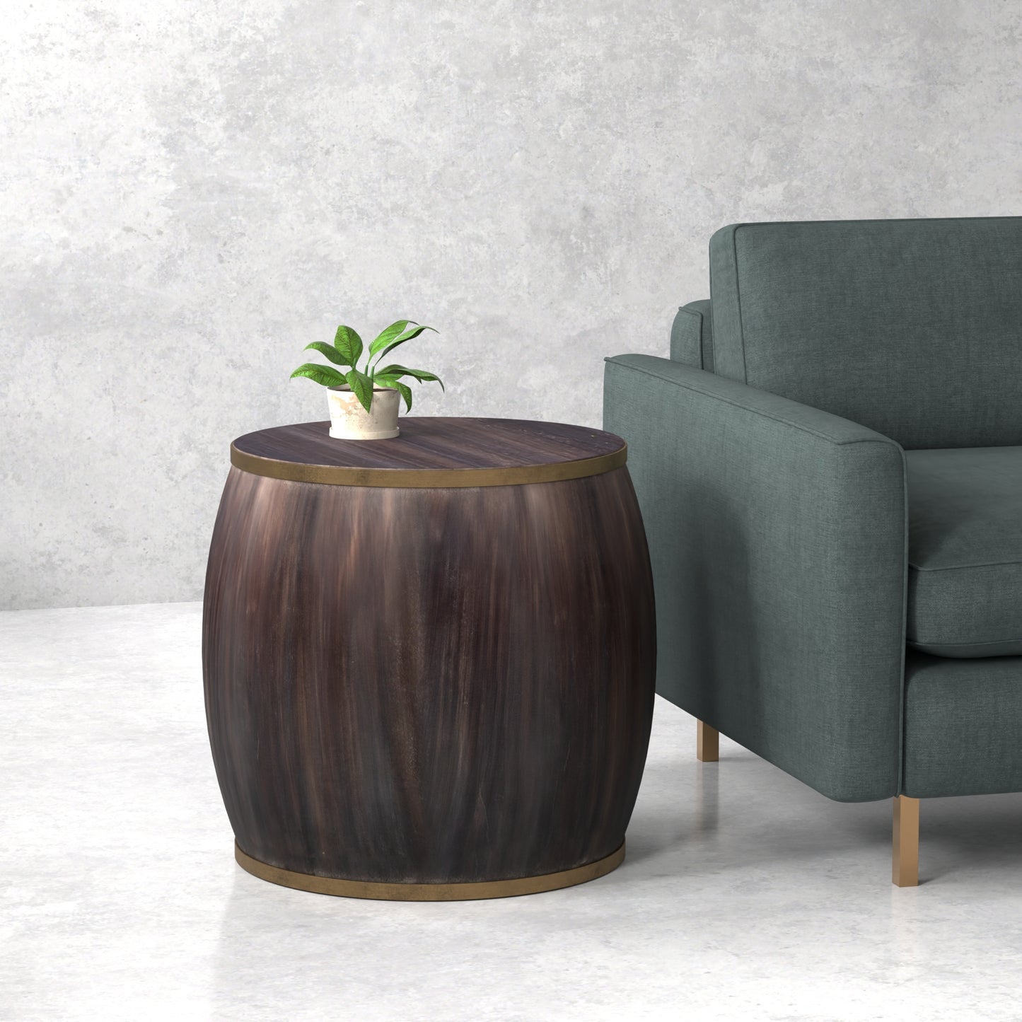 DETAILS SIDE TABLE, ACACIA WOOD