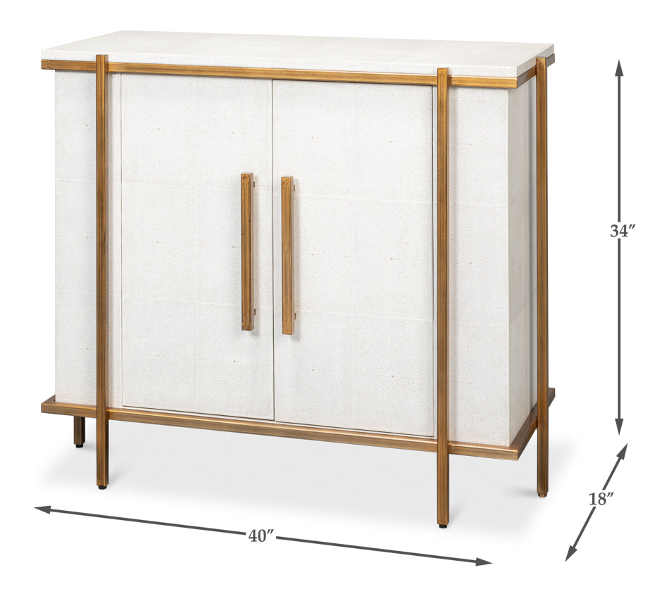 BLAKELY DOOR CHEST, OSPREY WHITE