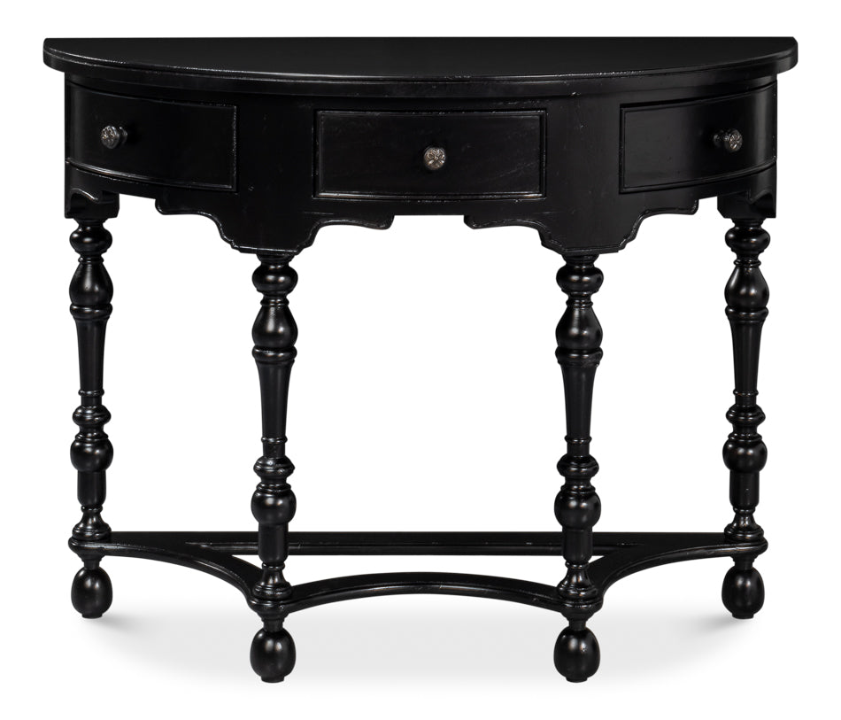 ABRAHAM HALF ROUND CONSOLE