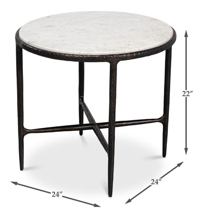 DAKOR ROUND SIDE TABLE