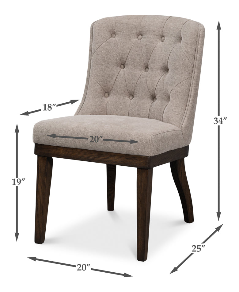 Lyra Side Chair Taupe