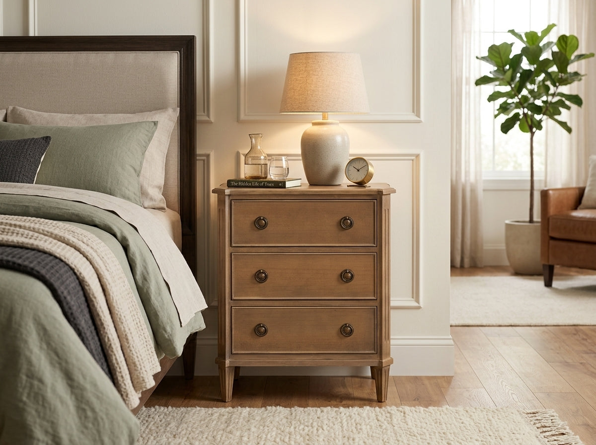 Poppin 3-Drawer Transitional Chest