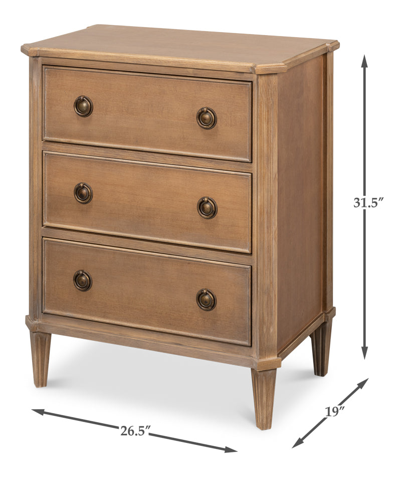 Poppin 3-Drawer Transitional Chest