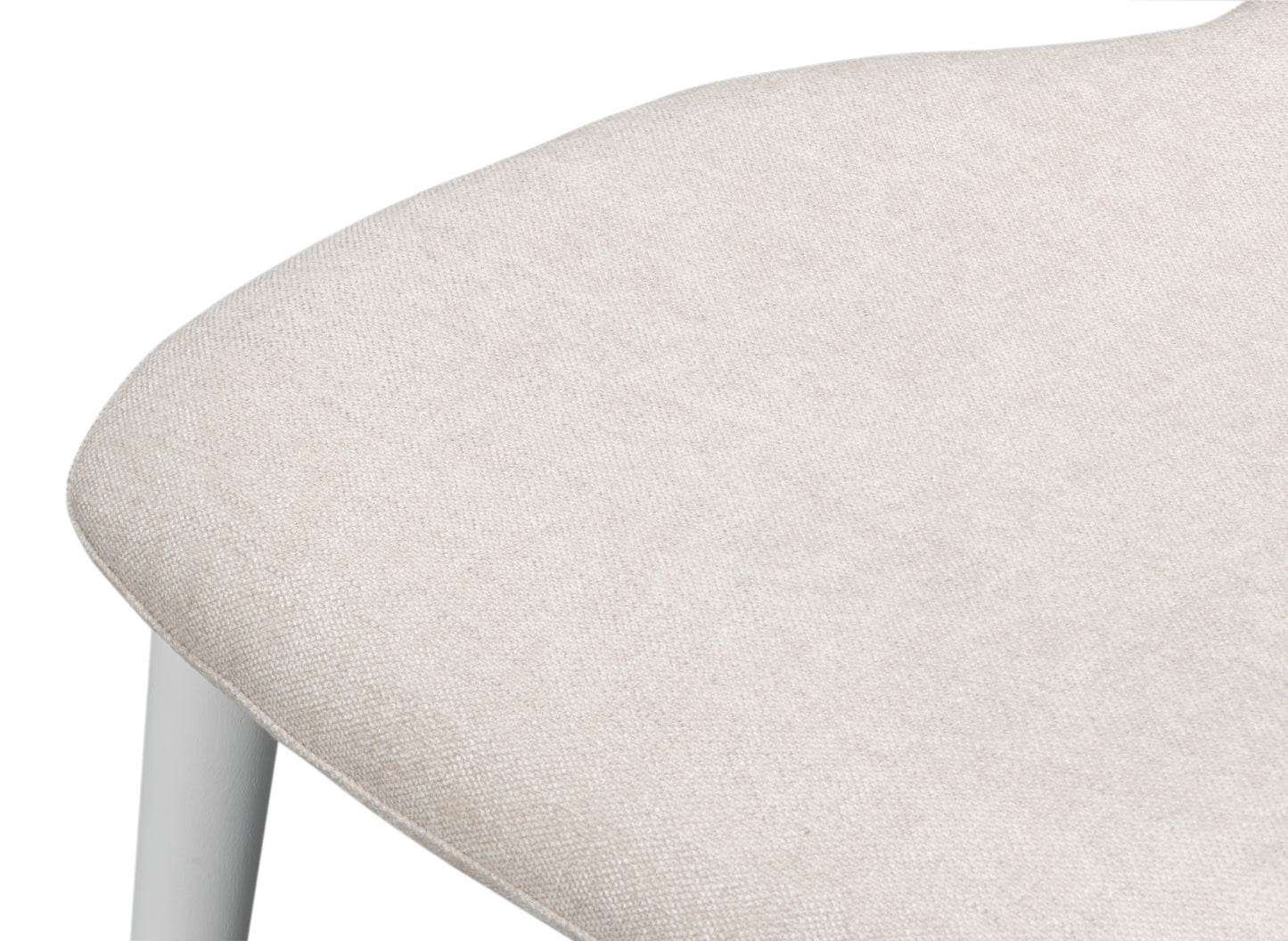 CONTOUR SIDE CHAIR, CORTINA WHITE