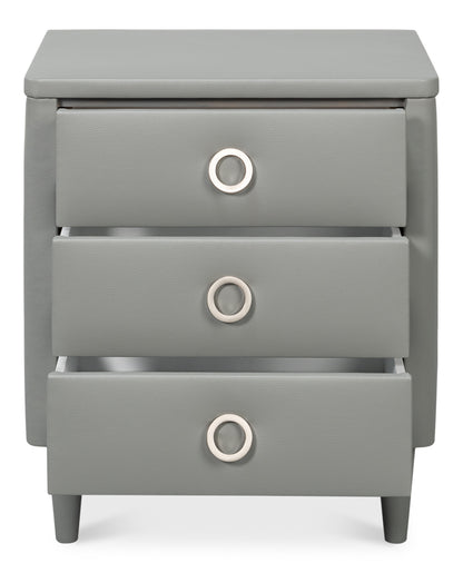 AVVOLTO THREE DRAWER NIGHTSTAND