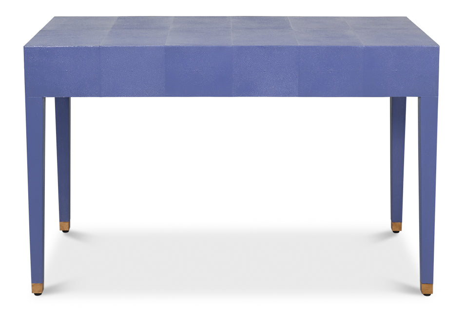 Gabriella Shagreen Desk/Table - Marlin Blu