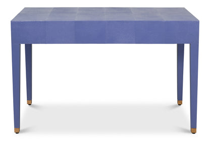 Gabriella Shagreen Desk/Table - Marlin Blu