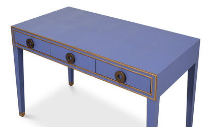 Gabriella Shagreen Desk/Table - Marlin Blu