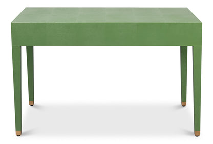 Gabriella Shagreen Desk/Table - Watercress