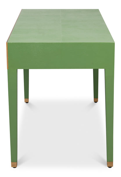 Gabriella Shagreen Desk/Table - Watercress