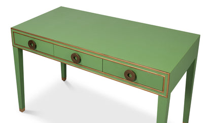 Gabriella Shagreen Desk/Table - Watercress