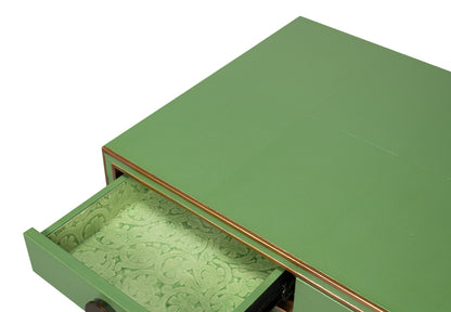 Gabriella Shagreen Desk/Table - Watercress