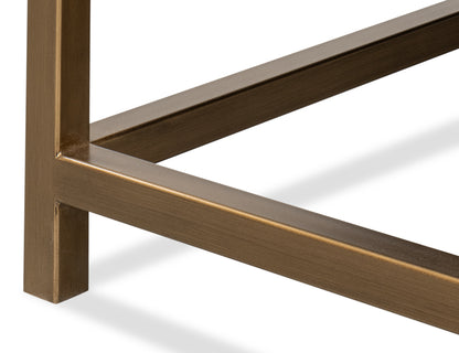 Gideon Shagreen Square Coffee Table - Watercress