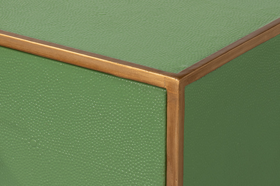 Gideon Shagreen Console - Watercress