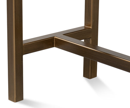 Gideon Shagreen Console - Watercress