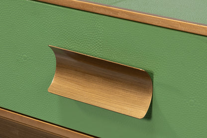 Gideon Shagreen Console - Watercress