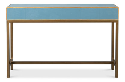 GIDEON SHAGREEN CONSOLE - CHAMBRAY BLUE