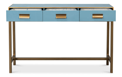 GIDEON SHAGREEN CONSOLE - CHAMBRAY BLUE