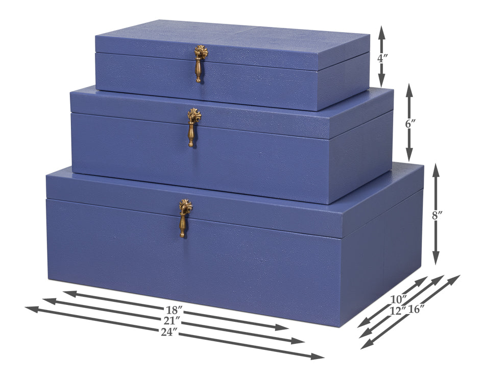 COSMOS NESTING BOXES, SET OF 3, MARLIN