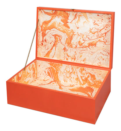 COSMOS NESTING BOXES, SET OF 3, ORANGEADE