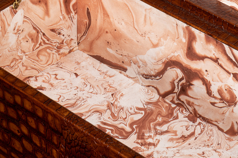 Lyle Leather Box Tan Tessoro