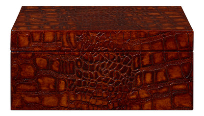 Candece Leather Box Tan Set Of 3