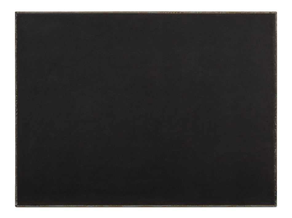 Norton Leather Tray Croco Leather Antique Green