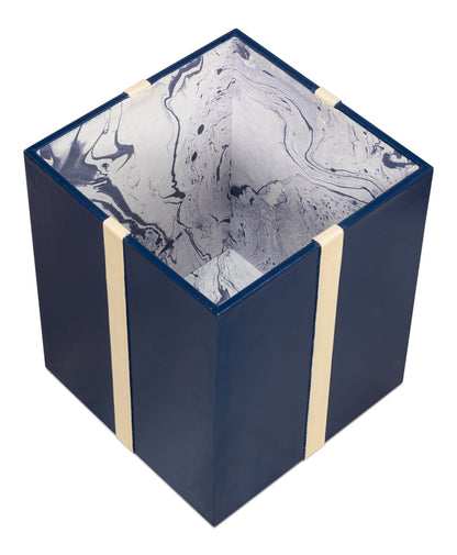 Ferrell Leather Holiday Boxes S/3 Navy