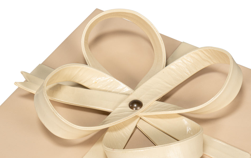 Ferrell Leather Holiday Boxes S/3 Taupe