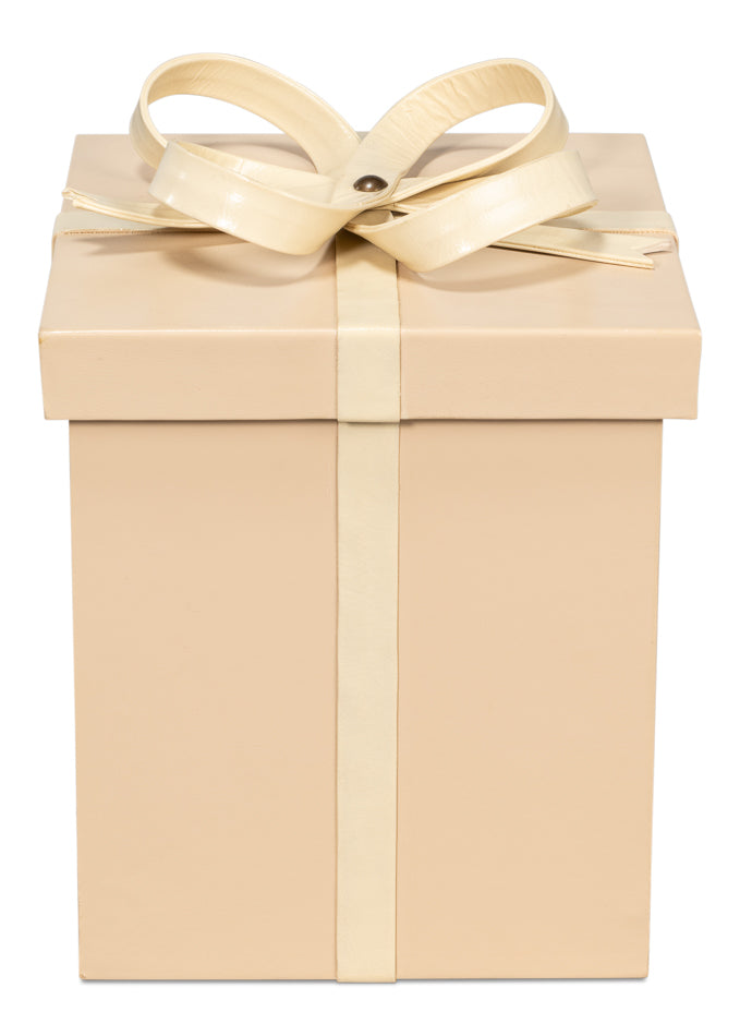 Ferrell Leather Holiday Boxes S/3 Taupe