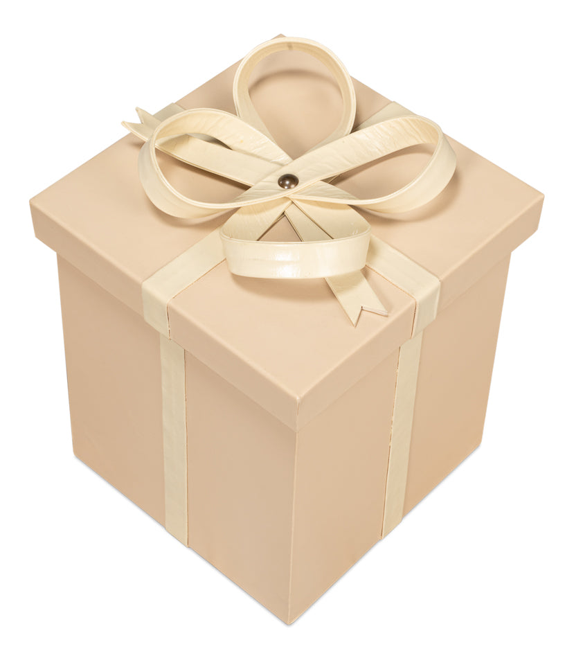 Ferrell Leather Holiday Boxes S/3 Taupe
