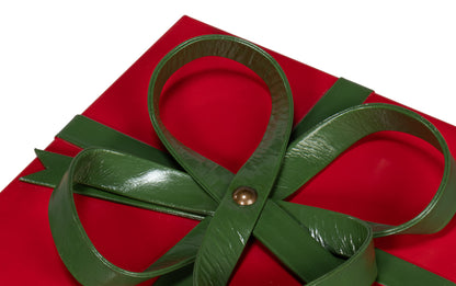 Ferrell Leather Holiday Boxes S/3 Red