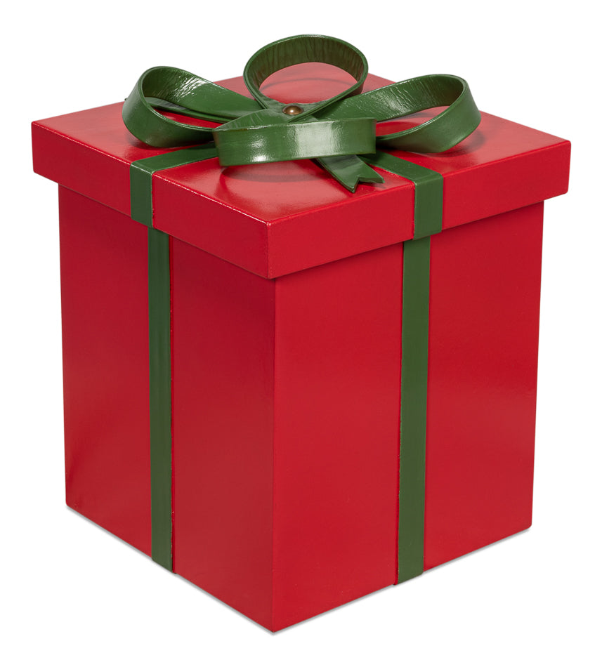 Ferrell Leather Holiday Boxes S/3 Red