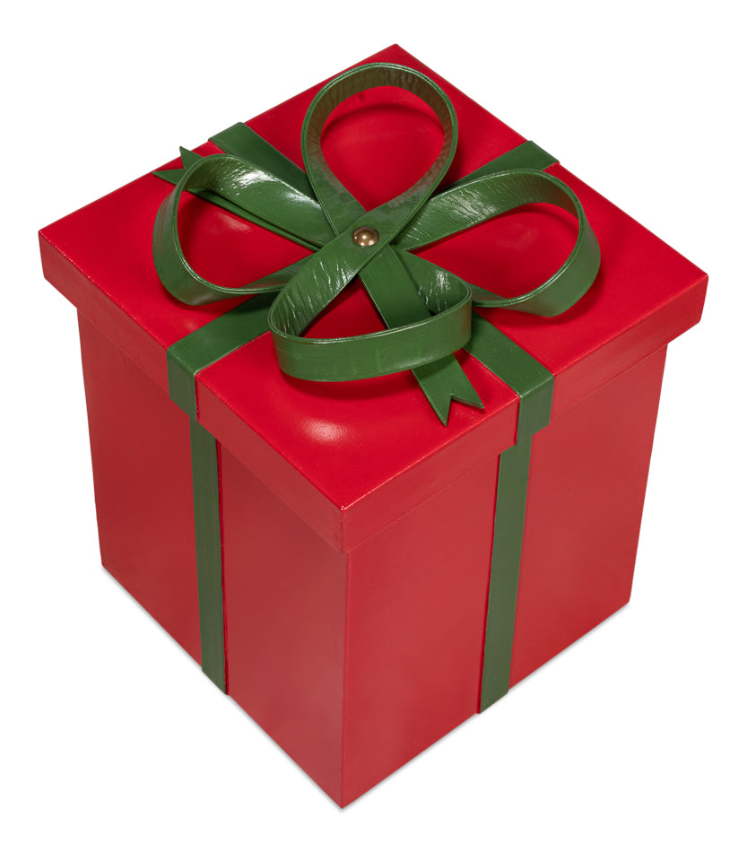 Ferrell Leather Holiday Boxes S/3 Red